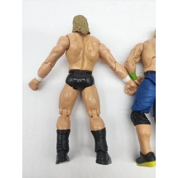 Lot of 3 WWE Wrestling Action Mattel Acrion Figures Kane HHH John Cena - Picture 7 of 7